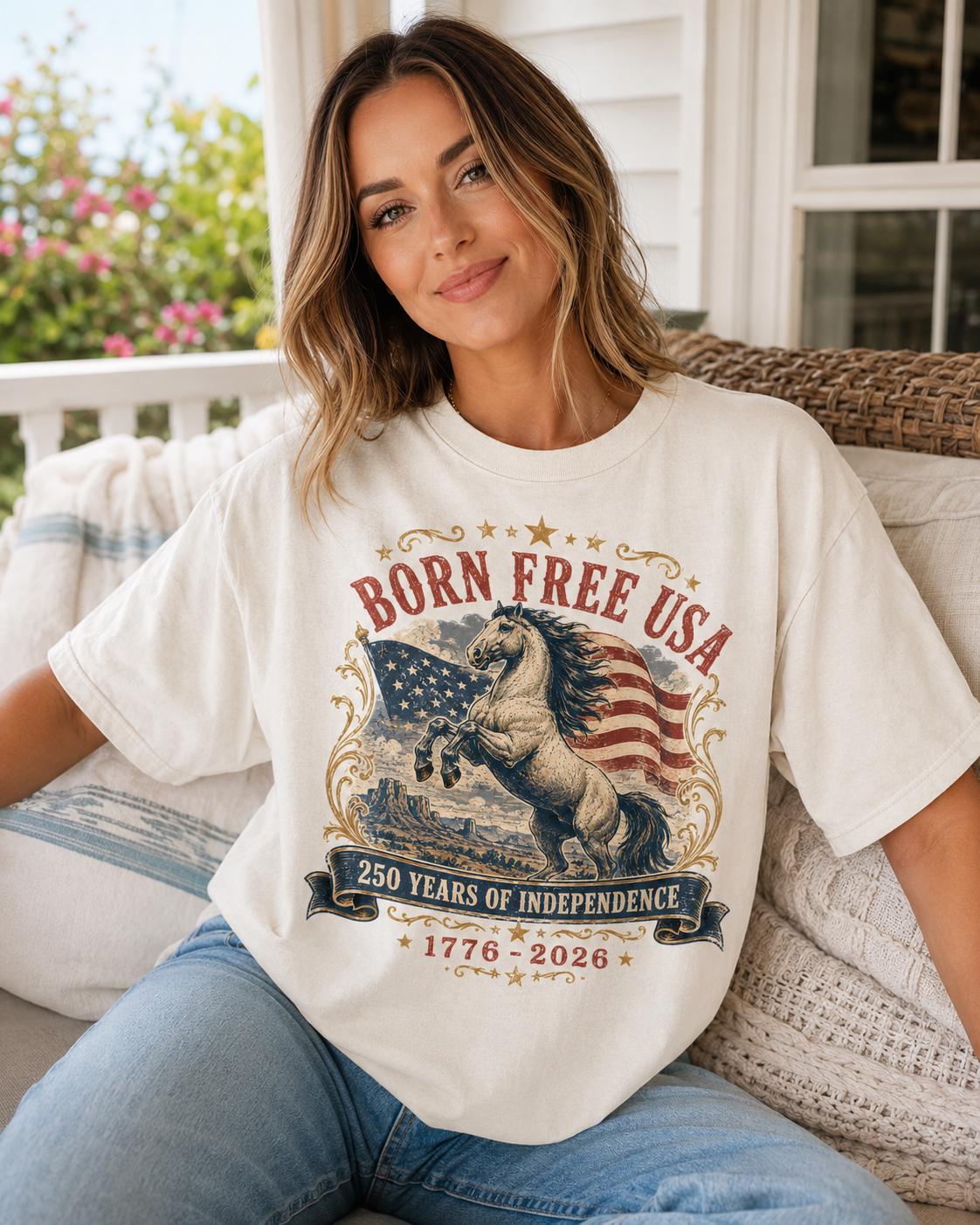Born Free USA Horse Shirt