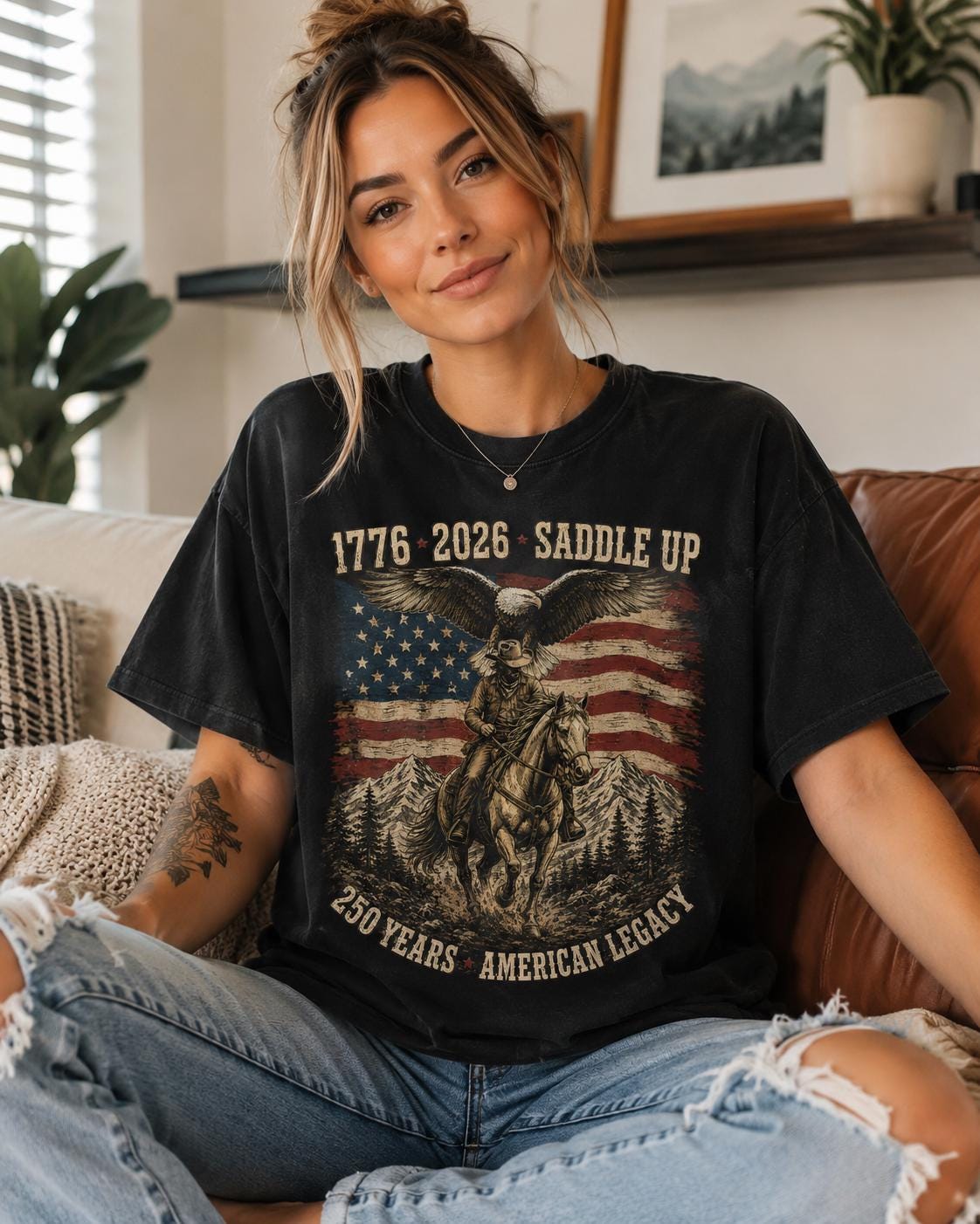 Saddle Up 1776 Shirt