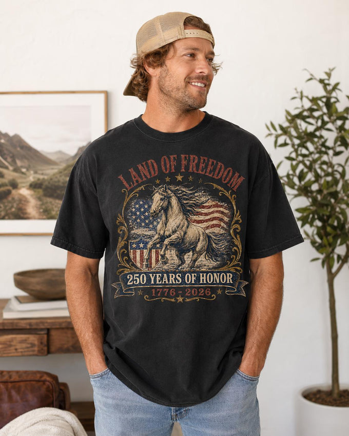 Land Of Freedom Horse Shirt