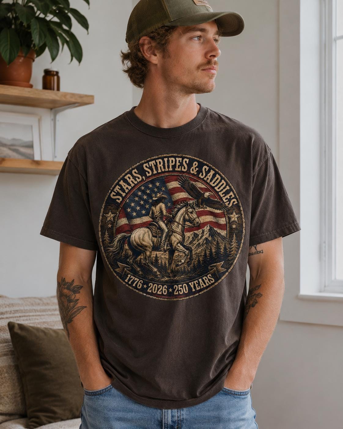 Stars Stripes Saddles Shirt