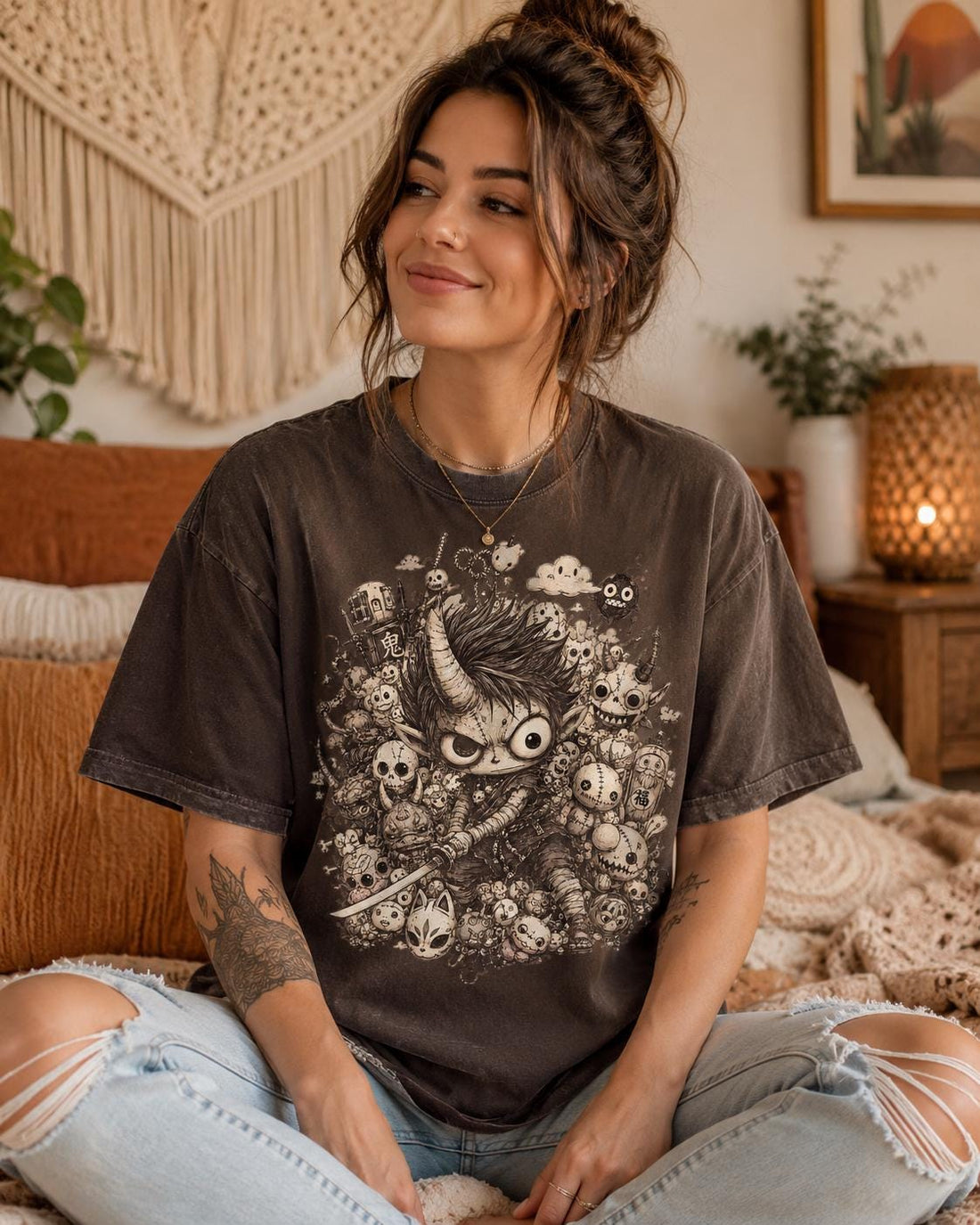 Spooky Oni Warrior Shirt