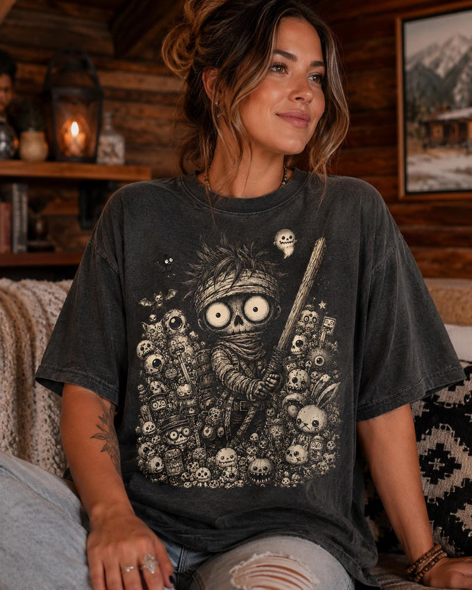 Spooky Mummy Warrior Shirt