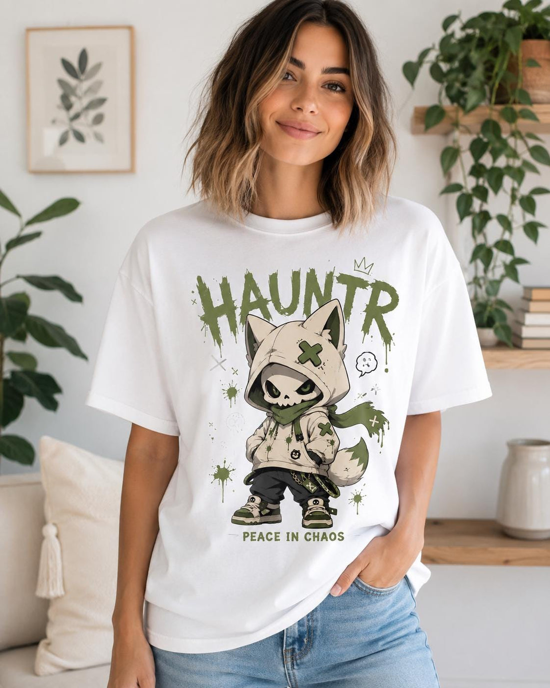 Hauntr Skeleton Fox Shirt
