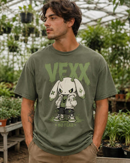 Vexx Bunny Shirt, Creepy Cute Anime Rabbit Tee, Goth Streetwear Comfort Colors T-Shirt, Spooky Bunny Gift