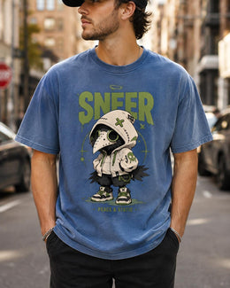 Sneer Plague Crow Shirt, Creepy Cute Anime Bird Tee, Goth Streetwear Comfort Colors T-Shirt, Spooky Halloween Gift