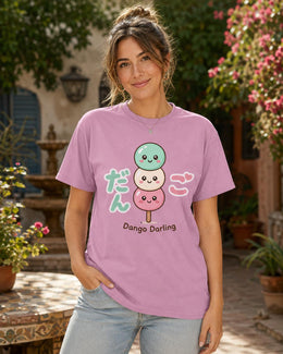 Kawaii Dango Shirt, Cute Japanese Dessert Tee, Pastel Mochi Comfort Colors T-Shirt, Dango Darling Gift
