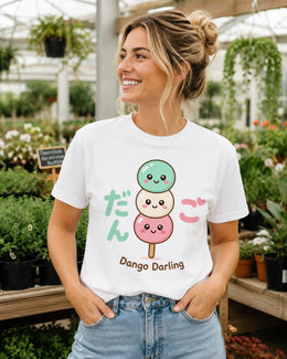 Kawaii Dango Shirt, Cute Japanese Dessert Tee, Pastel Mochi Comfort Colors T-Shirt, Dango Darling Gift