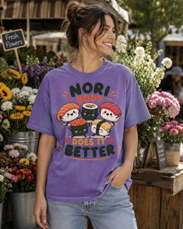 Nori Body Does It Better Sushi Shirt, Cute Kawaii Sushi Tee, Japanese Food Comfort Colors T-Shirt, Foodie Gift