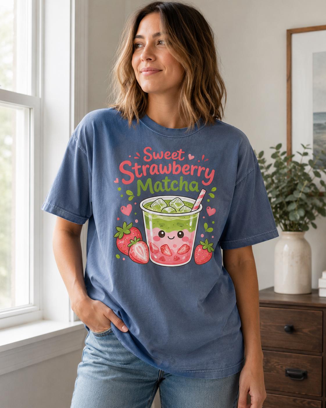 Sweet Strawberry Matcha Shirt