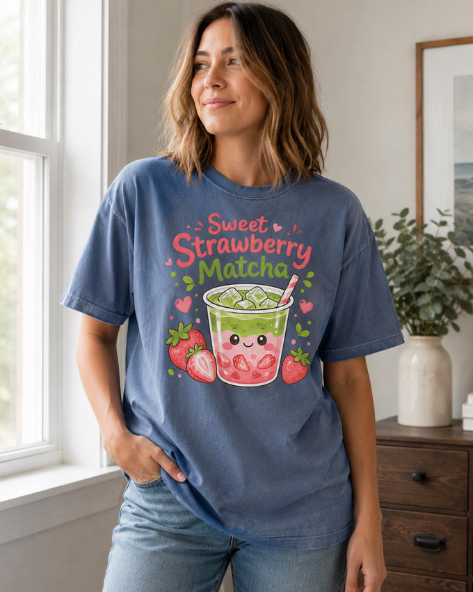 Sweet Strawberry Matcha Shirt