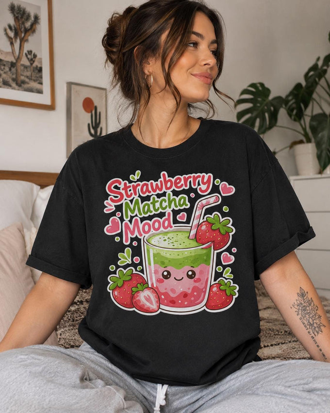 Strawberry Matcha Mood Shirt