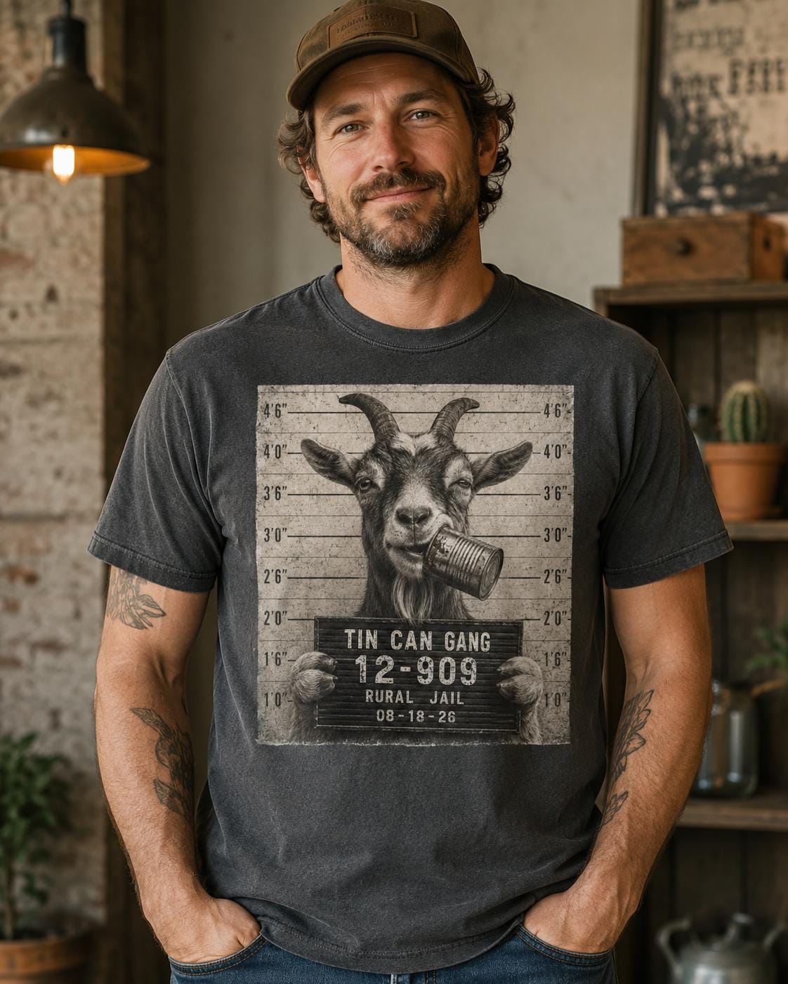 Tin Can Gang Goat Shirt