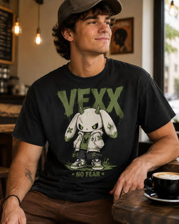 Vexx Bunny Shirt, Creepy Cute Anime Rabbit Tee, Goth Streetwear Comfort Colors T-Shirt, Spooky Bunny Gift