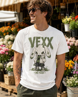 Vexx Bunny Shirt, Creepy Cute Anime Rabbit Tee, Goth Streetwear Comfort Colors T-Shirt, Spooky Bunny Gift