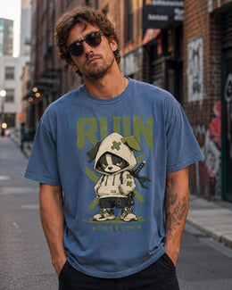 Ruin Puppy Shirt, Creepy Cute Anime Dog Tee, Goth Streetwear Comfort Colors T-Shirt, Spooky Dog Lover Gift