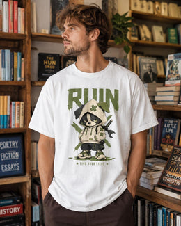 Ruin Puppy Shirt, Creepy Cute Anime Dog Tee, Goth Streetwear Comfort Colors T-Shirt, Spooky Dog Lover Gift