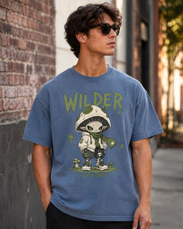 Wilder Mushroom Creature Shirt, Creepy Cute Anime Forest Tee, Goth Comfort Colors T-Shirt, Spooky Nature Gift