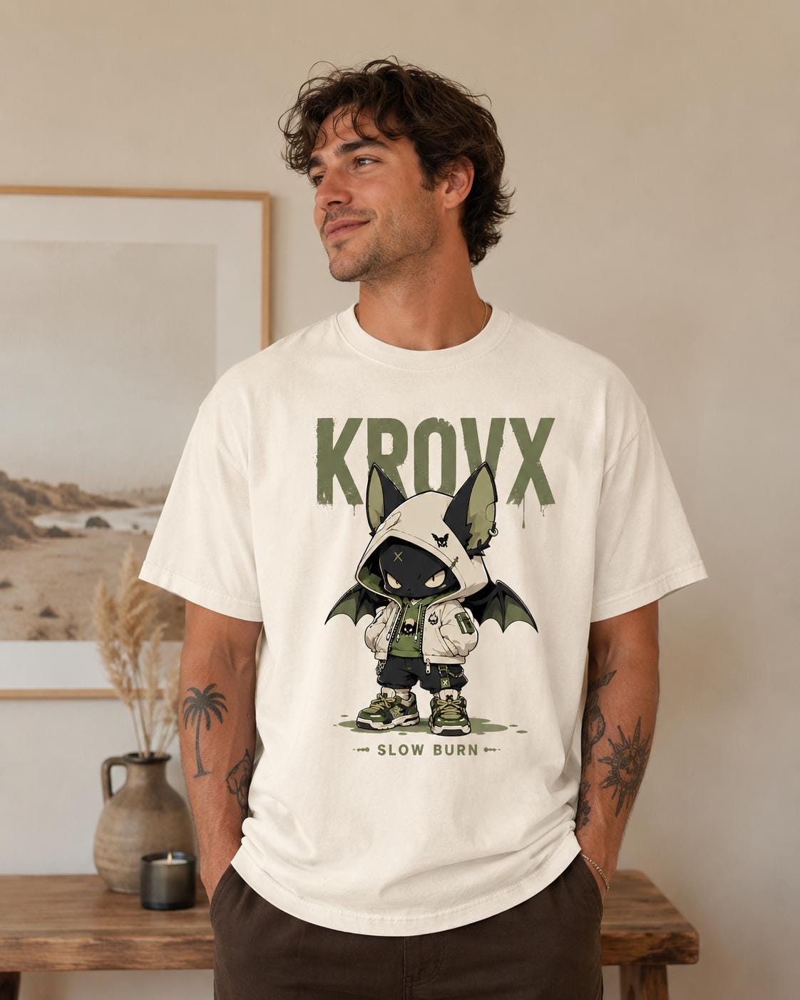 Krovx Bat Cat Shirt