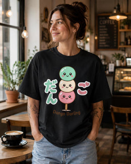 Kawaii Dango Shirt, Cute Japanese Dessert Tee, Pastel Mochi Comfort Colors T-Shirt, Dango Darling Gift
