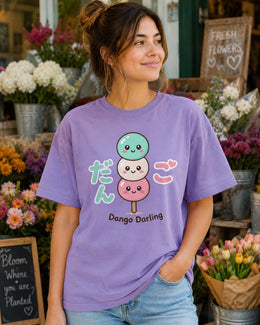 Kawaii Dango Shirt, Cute Japanese Dessert Tee, Pastel Mochi Comfort Colors T-Shirt, Dango Darling Gift