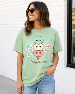 Kawaii Dango Shirt, Cute Japanese Dessert Tee, Pastel Mochi Comfort Colors T-Shirt, Dango Darling Gift