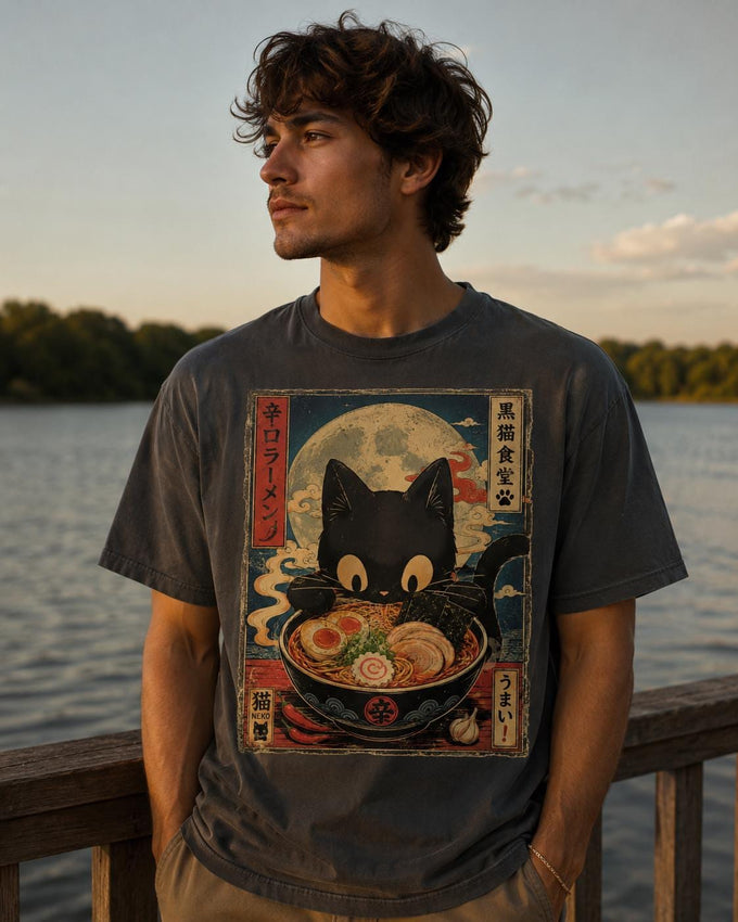 Spicy Ramen Cat Shirt