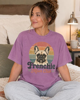 Frenchie Mom Club Shirt, French Bulldog Retro Tee, Comfort Colors T-Shirt, Dog Mom Gift