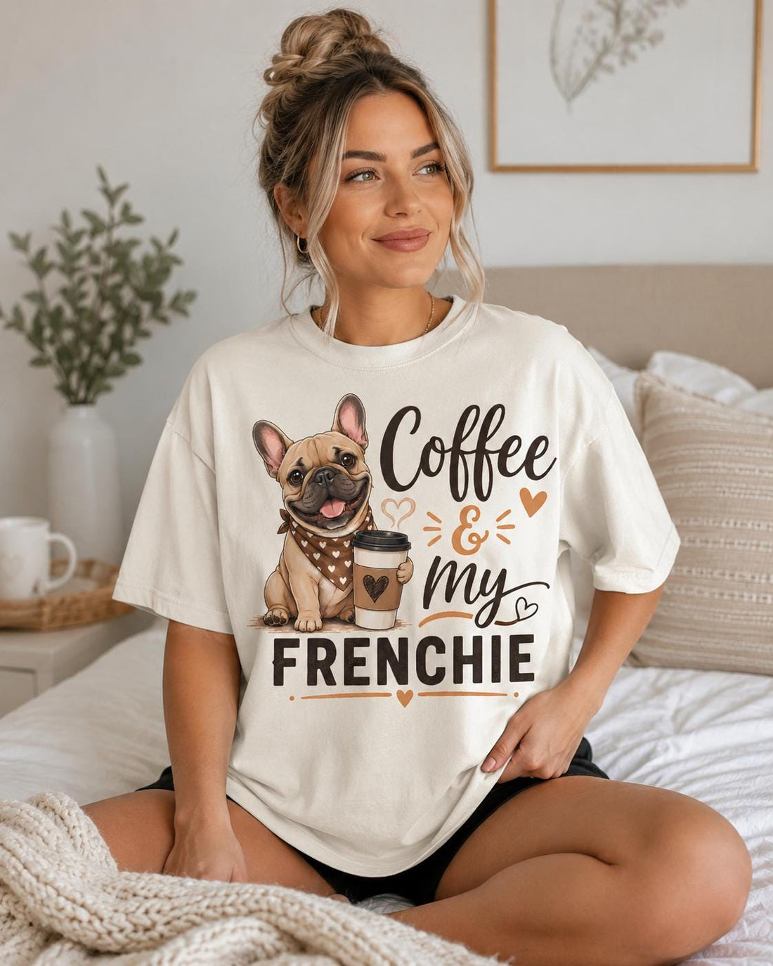 Coffee And My Frenchie Shirt