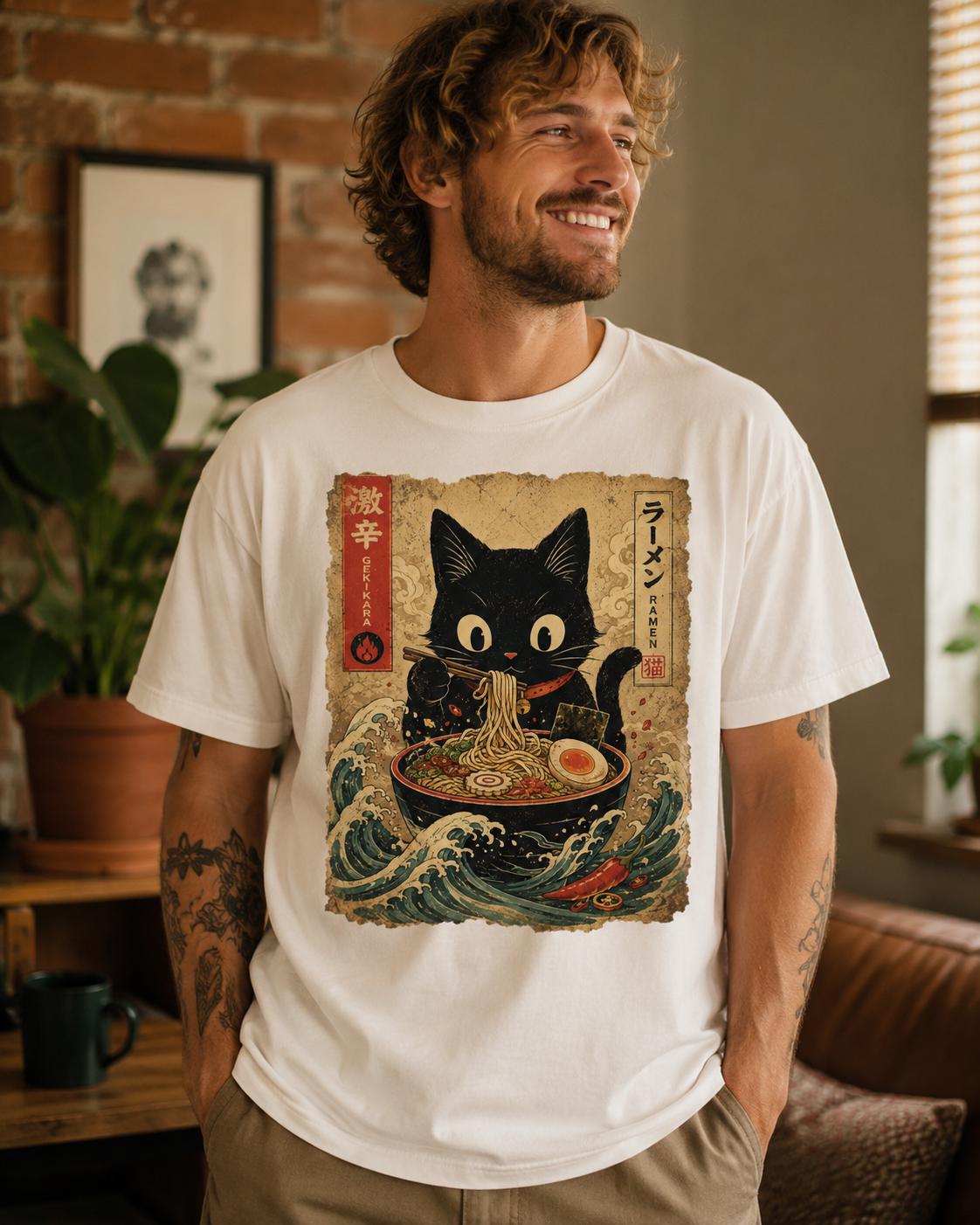 Spicy Ramen Cat Shirt