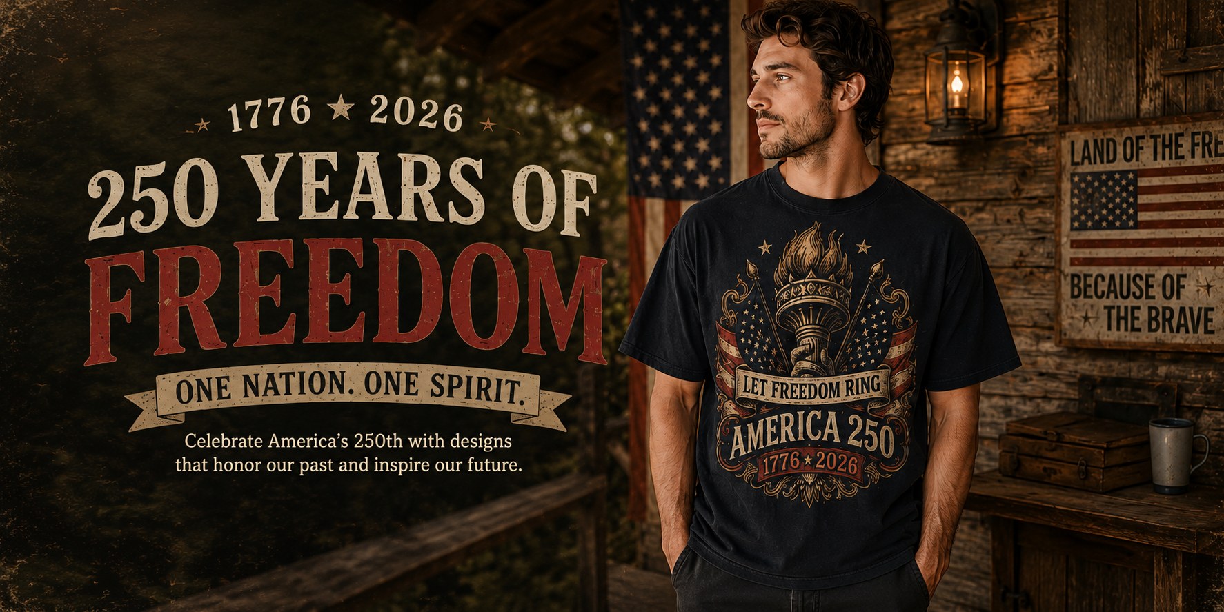 IdleGifts 250 years of freedom banner