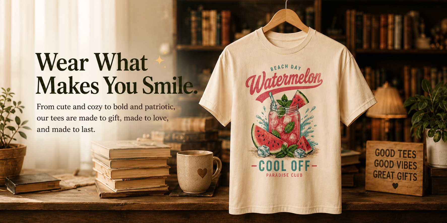 IdleGifts watermelon shirt banner
